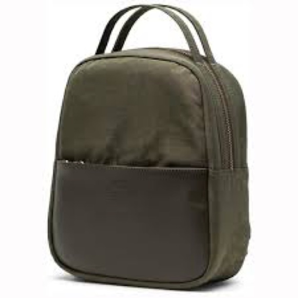 Herschel Ivy Green Orion Mini Backpack with Zippered Closure